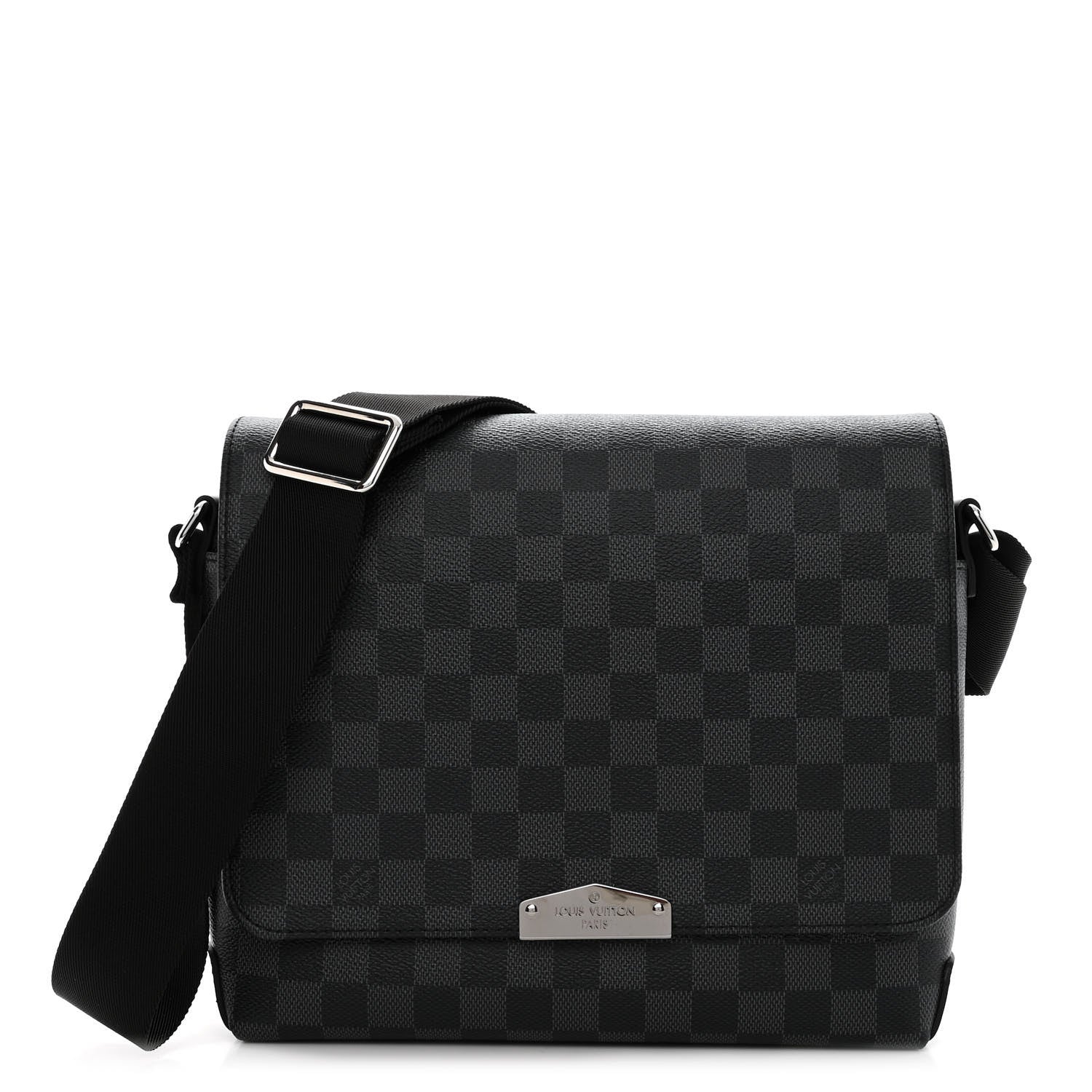 Louis Vuitton Damier Graphite District PM 1 of 9