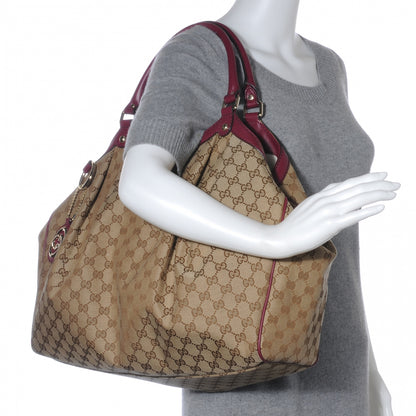 Gucci Monogram Large Sukey Cherry Saks Exclusive 2 of 9