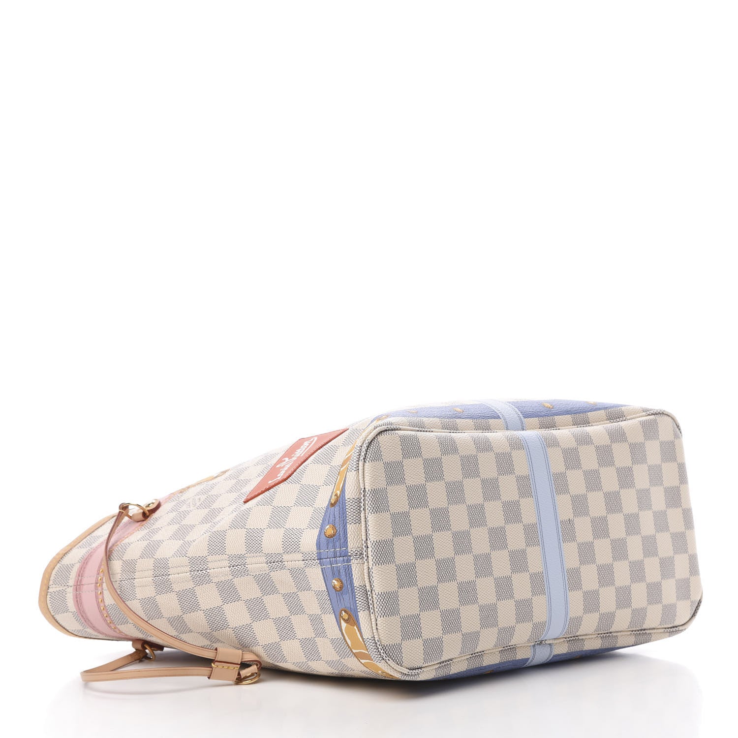 Louis Vuitton Damier Azur Summer Trunks Neo Neverfull MM 4 of 11