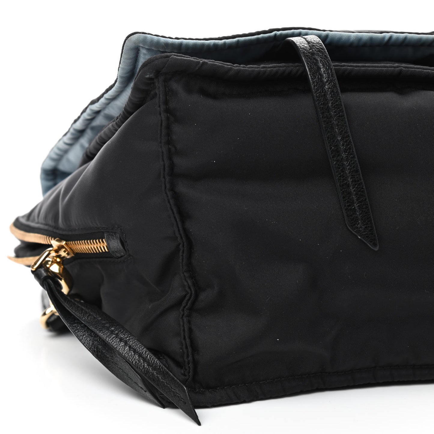 Tessuto Nylon Etiquette Flap Black Soleil