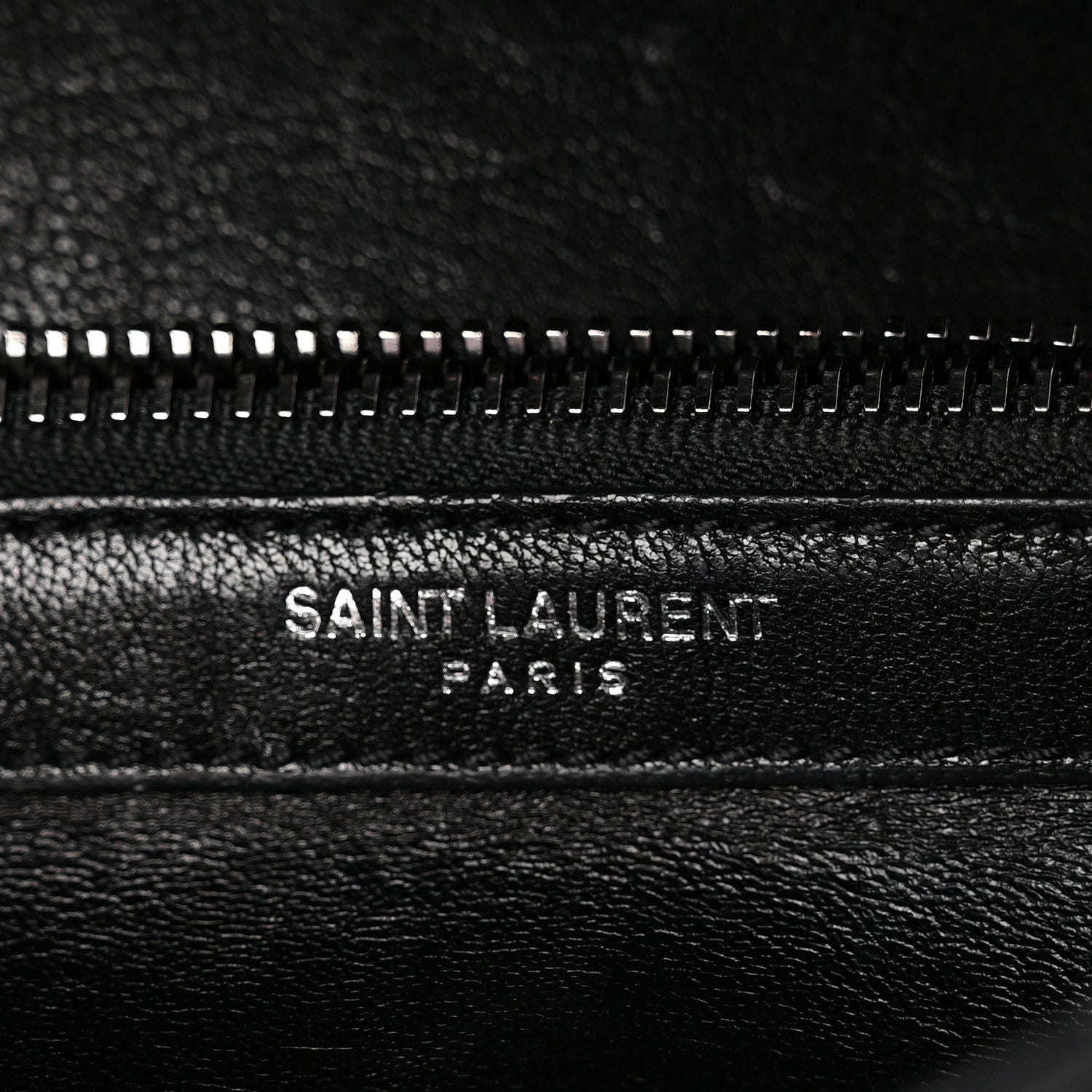 Saint Laurent Sheepskin Matelasse Chevron Monogram Medium College Bag Black 8 of 13