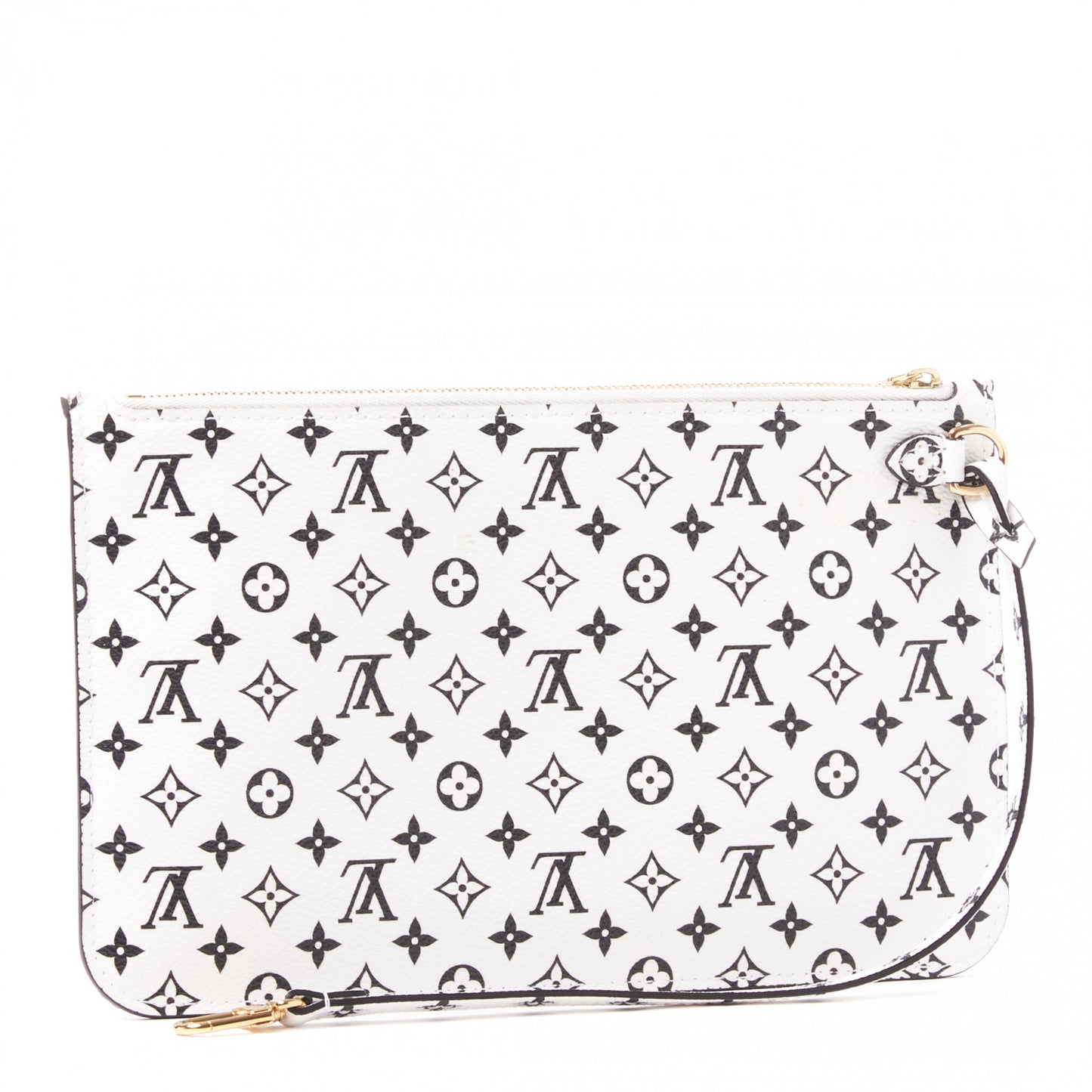 Monogram Giant Neverfull MM GM Pochette White