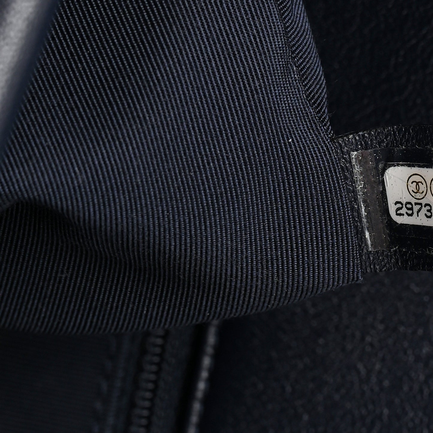 Goatskin Quilted Large Chanel 19 Flap Navy Blue
