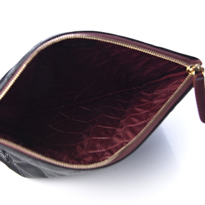 Chanel Caviar Quilted Medium Cosmetic Case Black 5 of 8