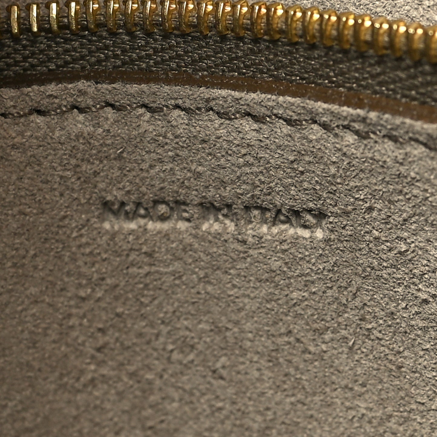 Soft Grained Calfskin Sangle Bucket Bag Taupe