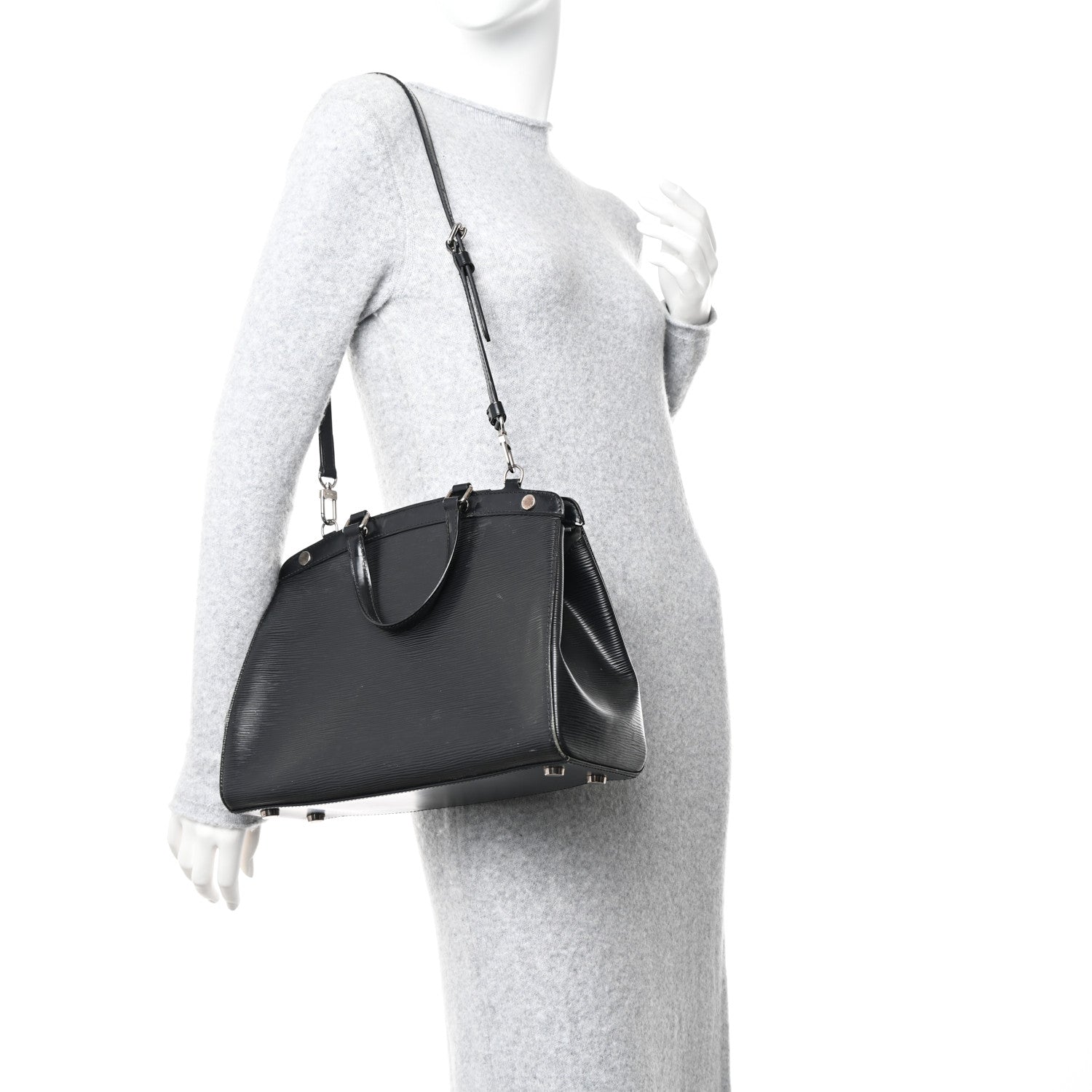 Louis Vuitton Epi Brea MM Black 2 of 16