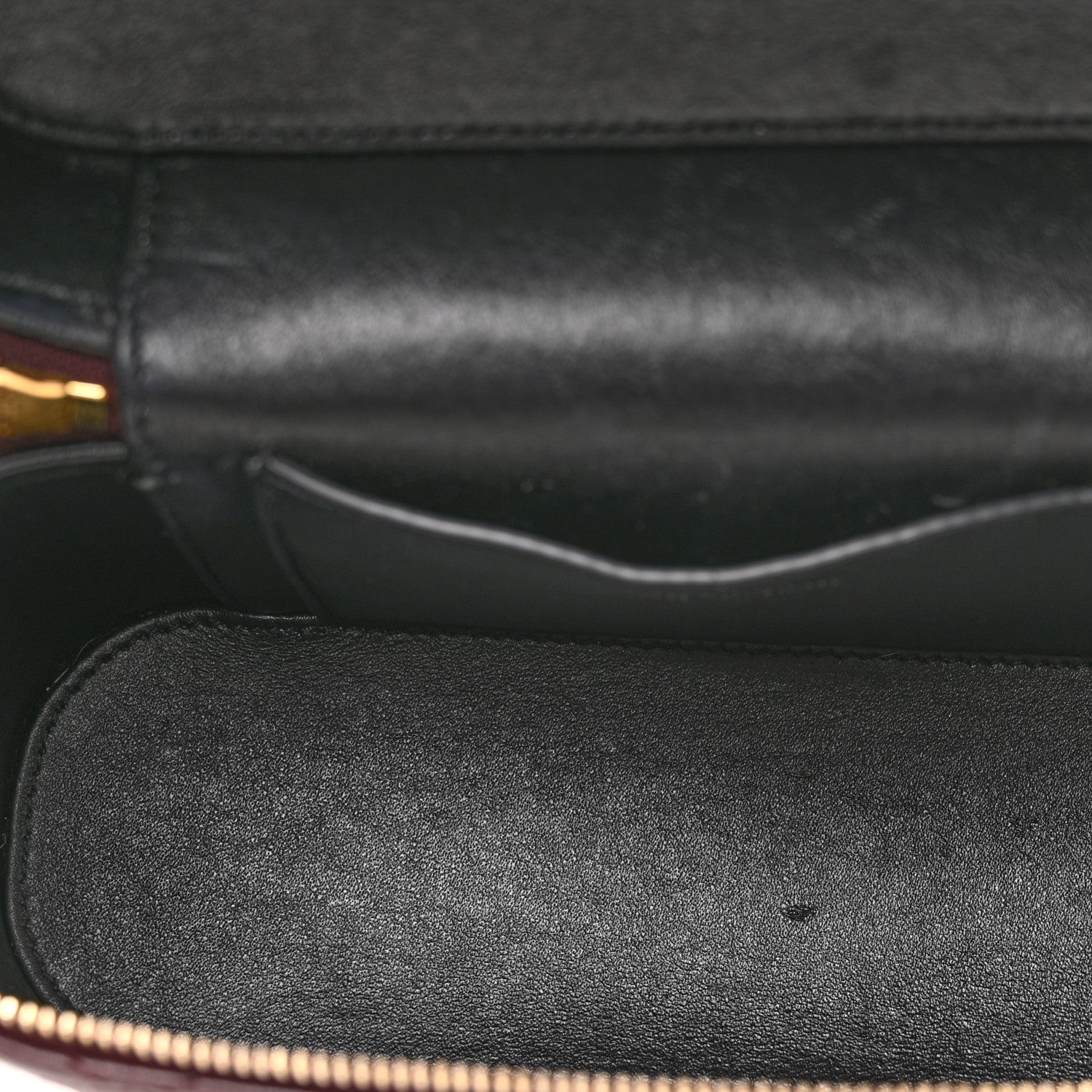 Saint Laurent Lambskin Quilted Mini Gaby Vanity Case Rouge Cabernet 5 of 12