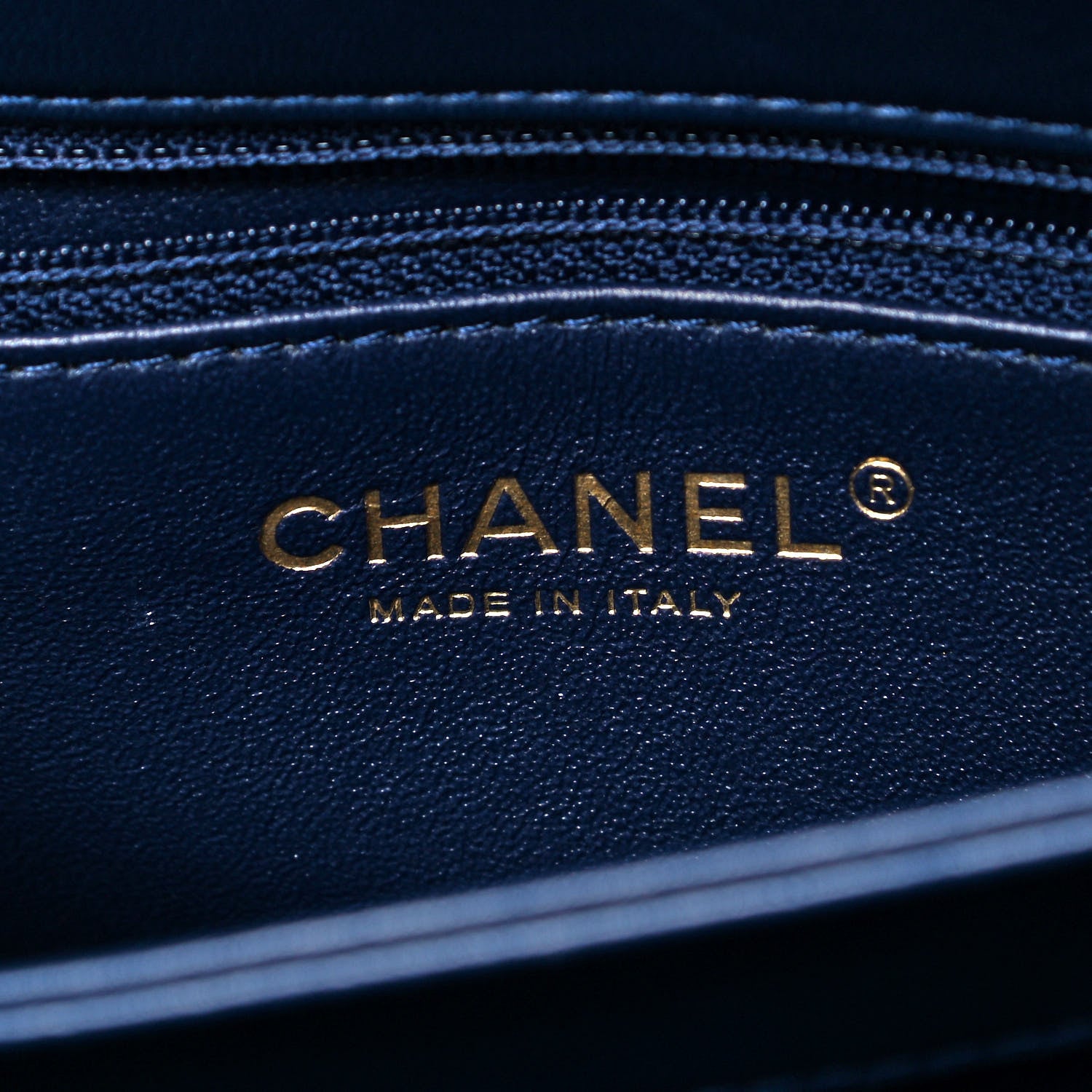 Chanel Lambskin Quilted Small Trendy CC Dual Handle Flap Bag Navy 9 of 10
