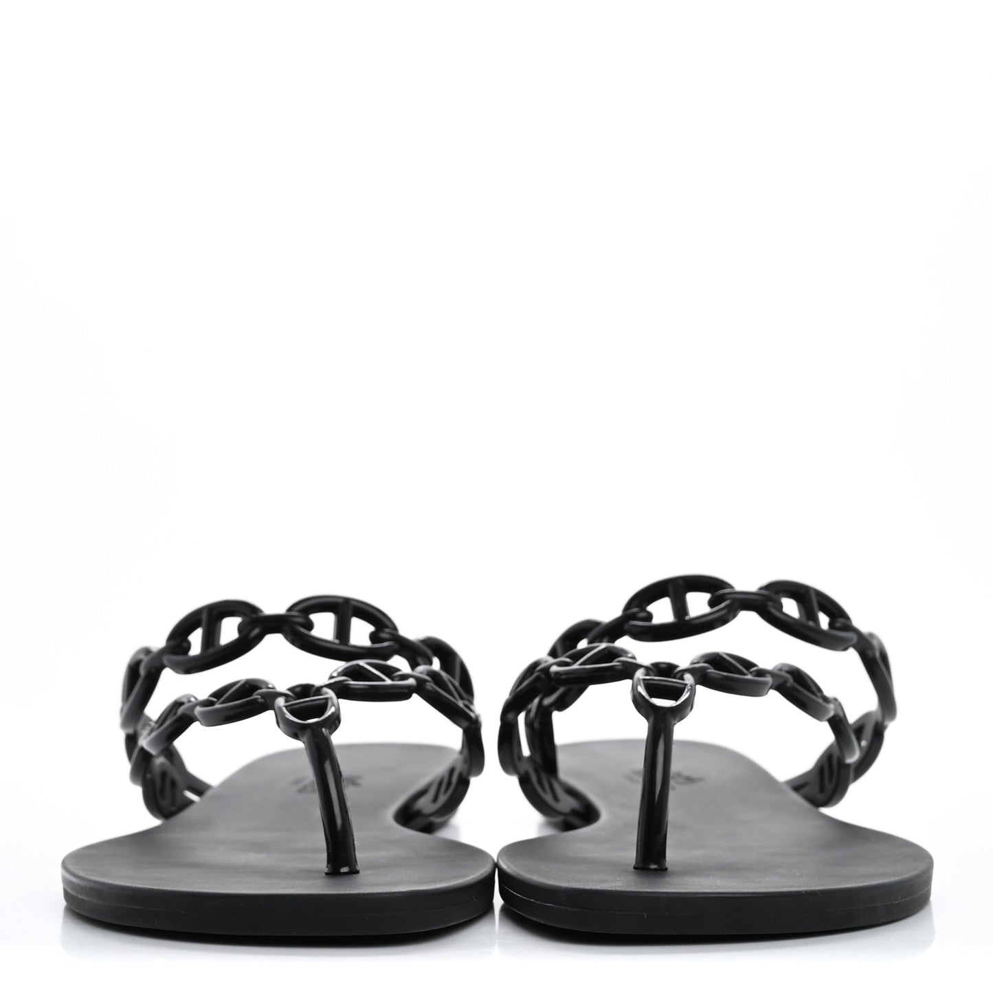 Rubber Chaine d'Ancre Island Sandals 39 Black
