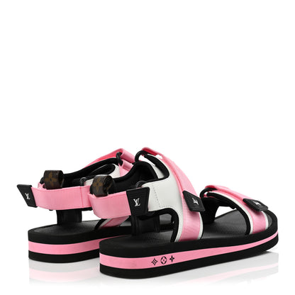 Louis Vuitton Monogram Flat Arcade Sandals 41 Pink 5 of 10