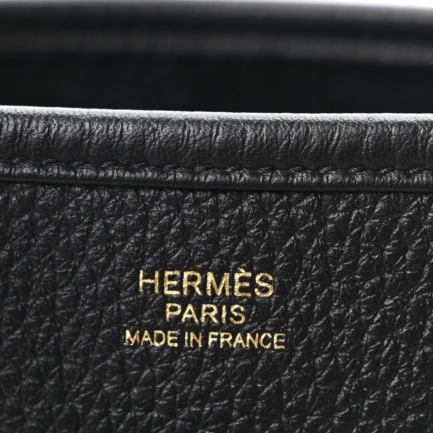 Hermes Taurillon Clemence EVELYNE III GM Black 6 of 10