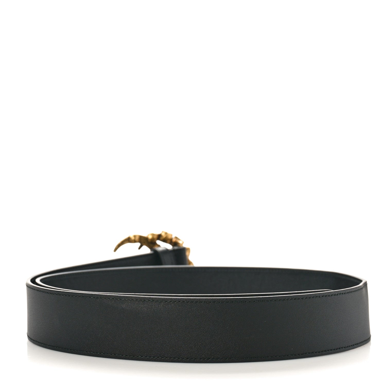 Gucci Calfskin Crystal Double G 40mm Belt 100 40 Black Multicolor 2 of 5