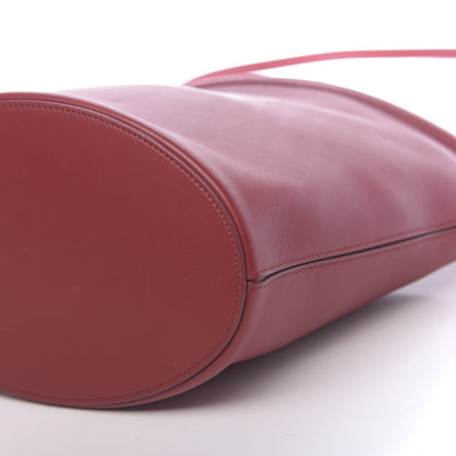 Celine Smooth Calfskin Clasp Bucket Bag Red 11 of 11