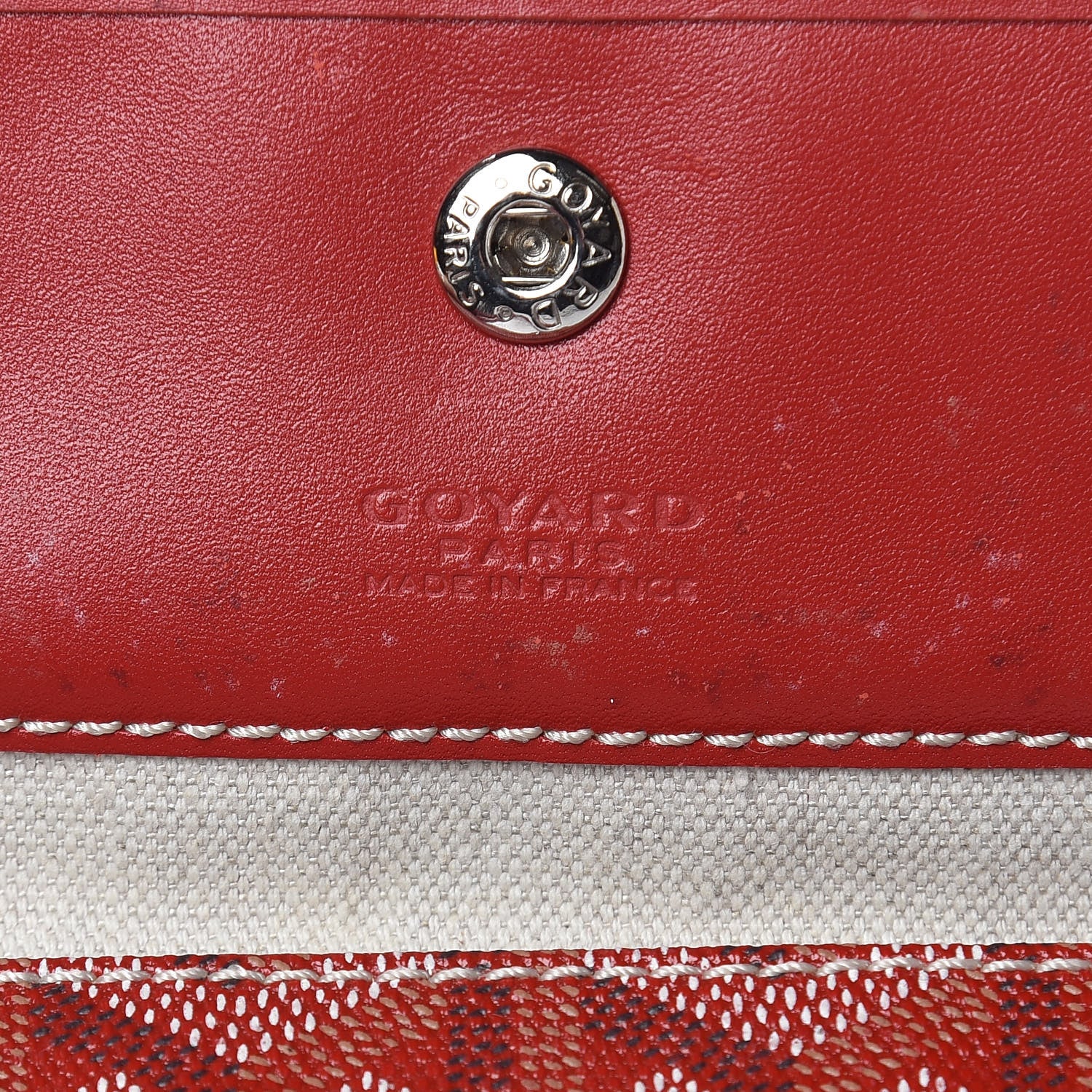 Goyard Goyardine Saint Louis PM Red 6 of 16