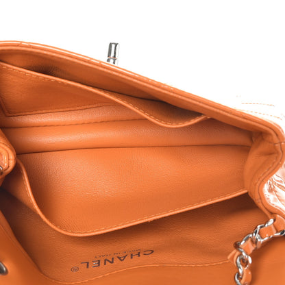 Chanel Patent Quilted Extra Mini Flap Light Orange 5 of 7