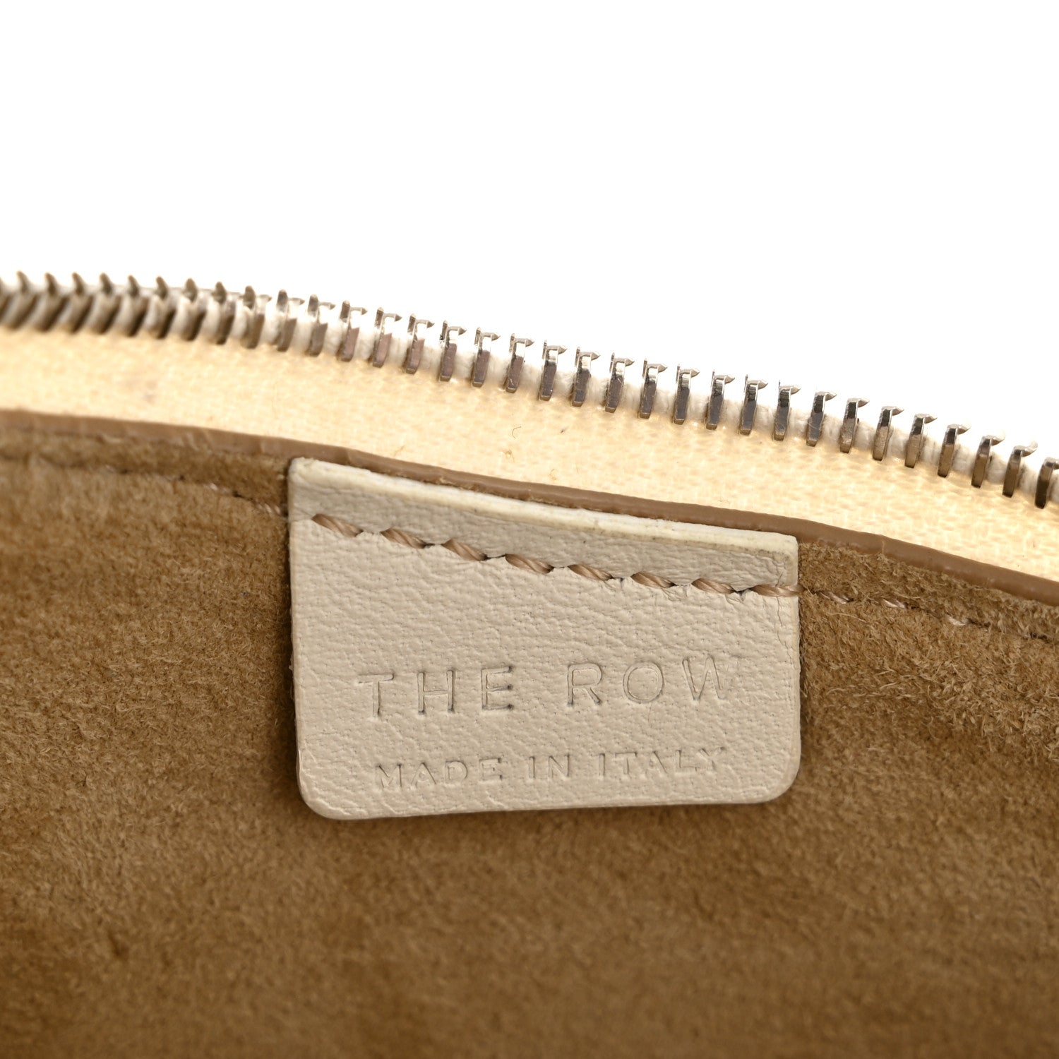 The Row Smooth Calfskin Half Moon Shoulder Bag New Ivory 6 of 12