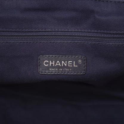 Chanel Canvas Medium Deauville Tote Blue 6 of 10