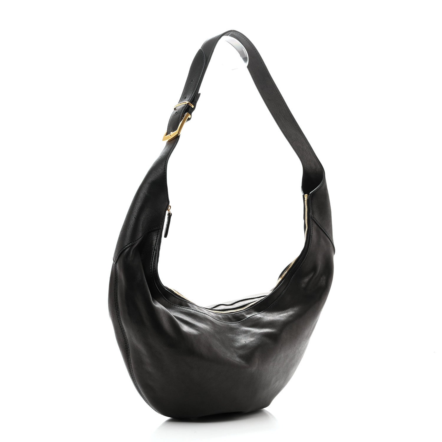 Khaite Lambskin Augustina Hobo Black 2 of 8