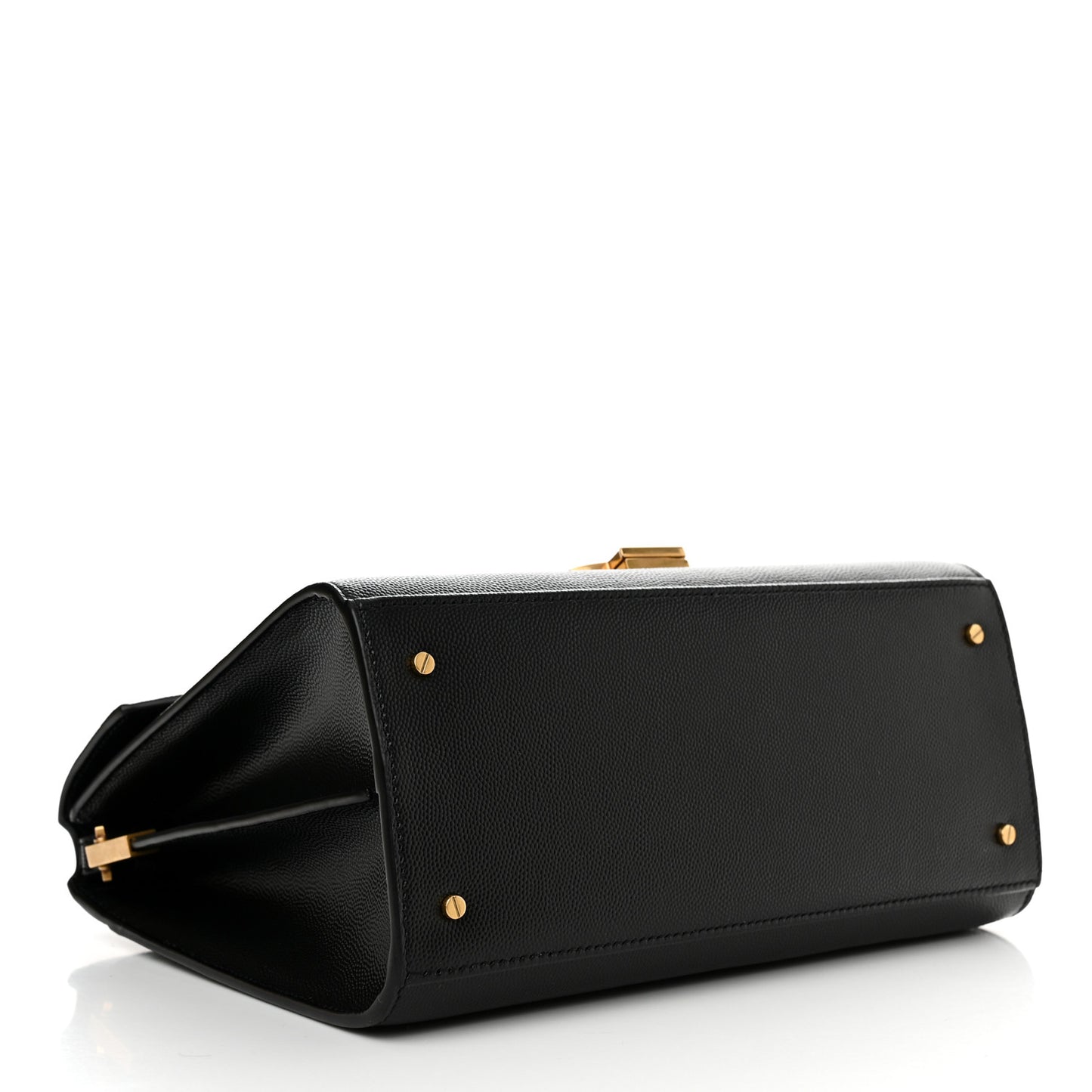 Grain de Poudre Medium Classic Monogram Cassandra Top Handle Black