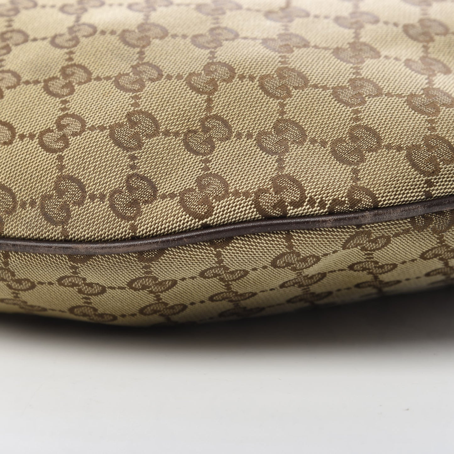 Monogram Large Wave Hobo Dark Brown