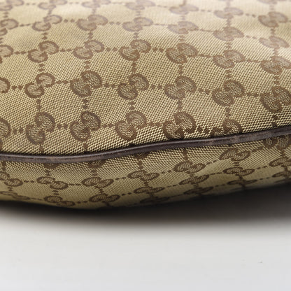Gucci Monogram Large Wave Hobo Dark Brown 9 of 15