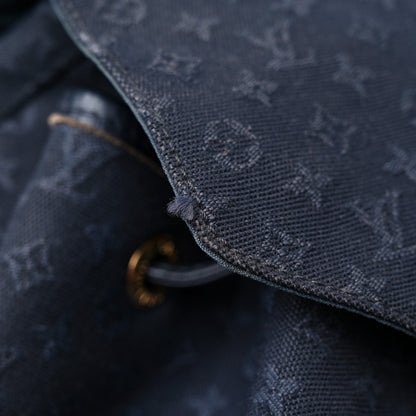 Louis Vuitton Mini Monogram Montsouris GM Backpack Blue 20 of 24