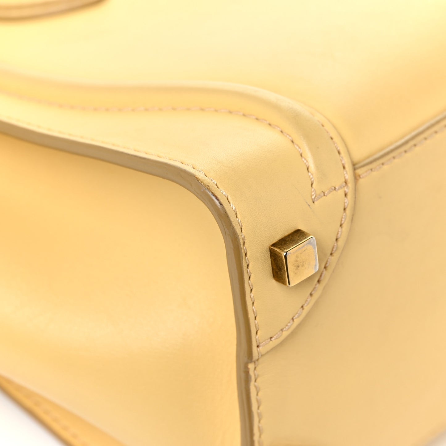 Smooth Calfskin Micro Luggage Butter