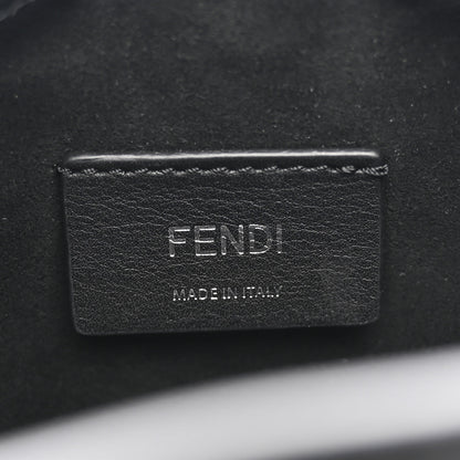 Fendi Vitello King F is Fendi Logo Embossed Mini Mon Tresor Bucket Bag Black 6 of 10