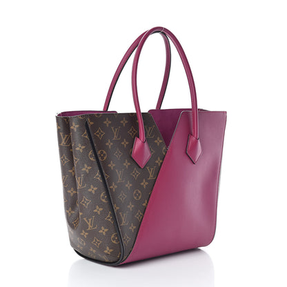 Louis Vuitton Calfskin Monogram Kimono Tote Grape 3 of 9