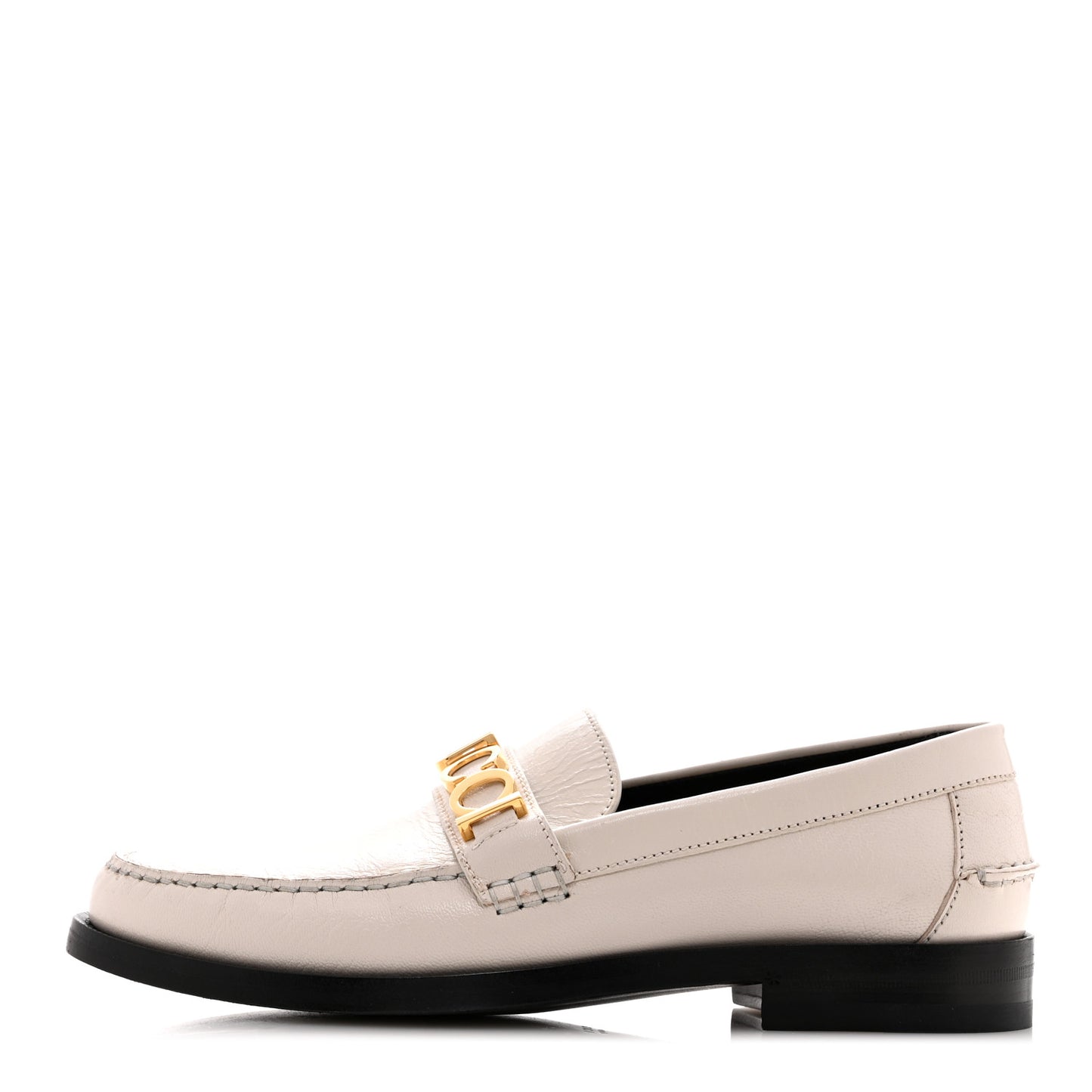 Goatskin Millennial Ribot Womens Cara Loafers 40 Mystic White