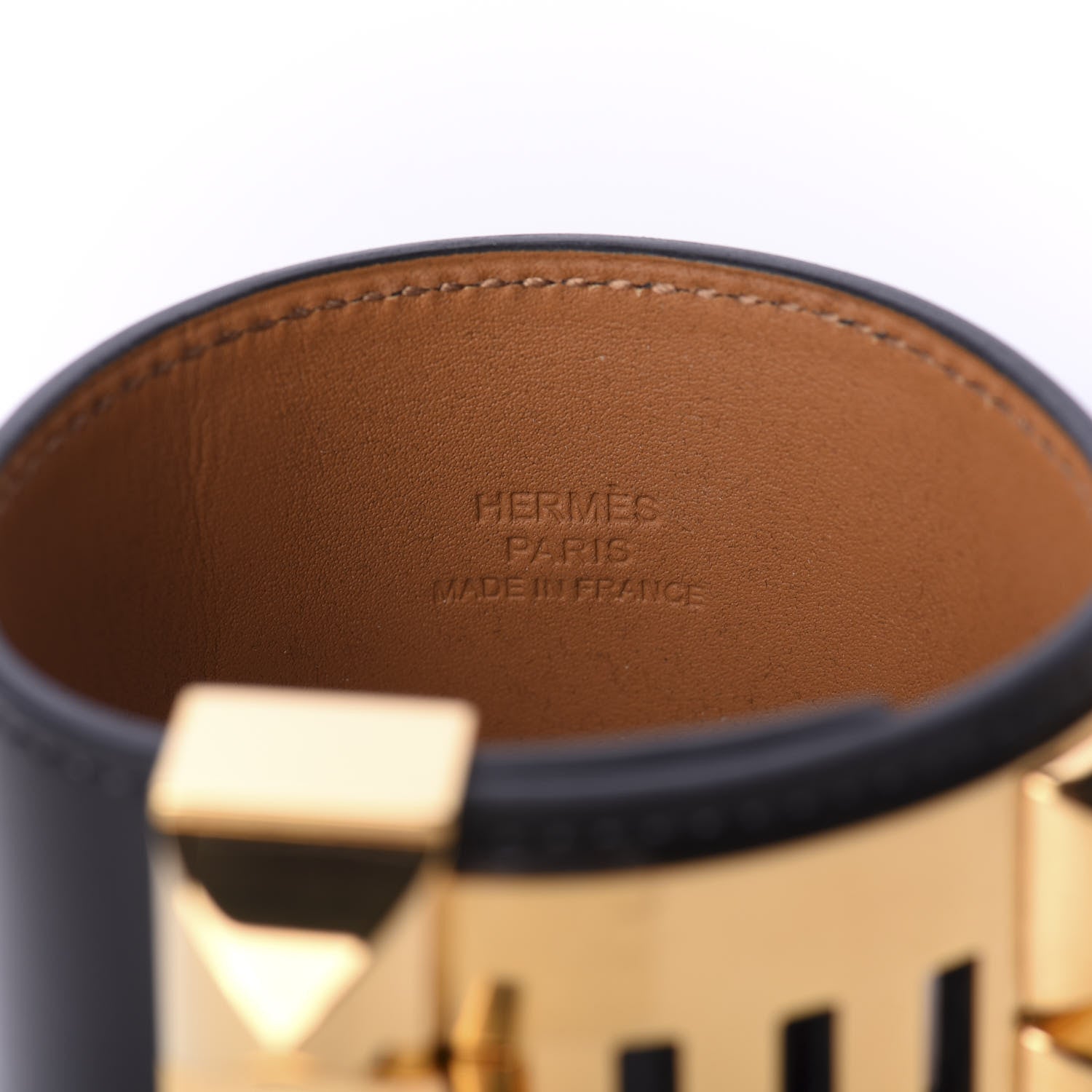 Hermes Box Collier de Chien CDC Bracelet S Black 5 of 9