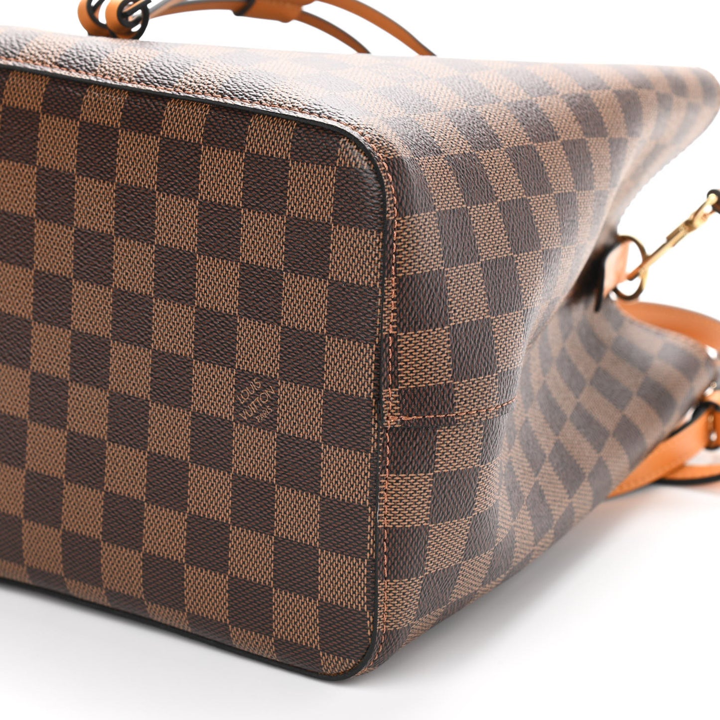 Damier Ebene Neonoe MM Safran
