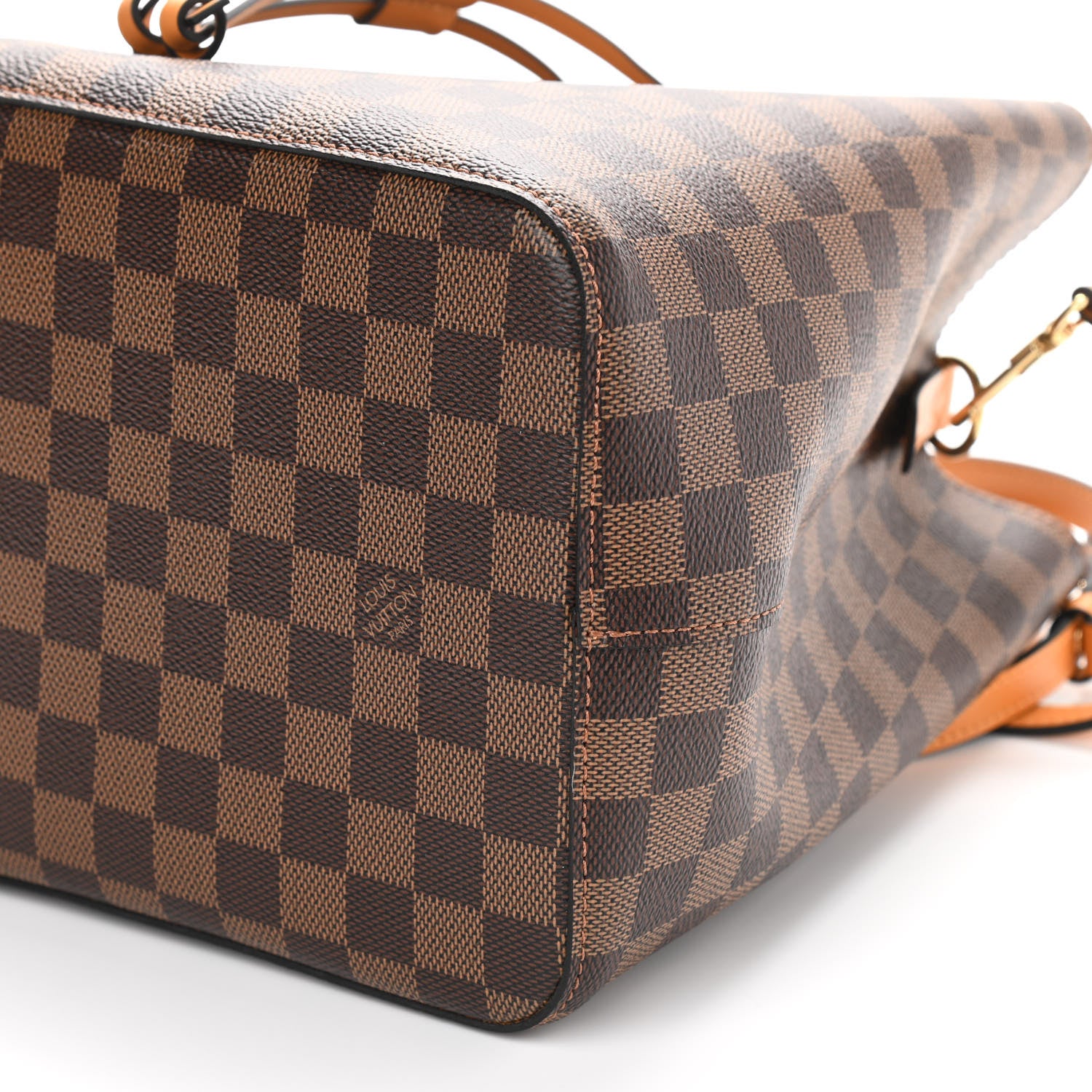 Louis Vuitton Damier Ebene Neonoe MM Safran 10 of 11