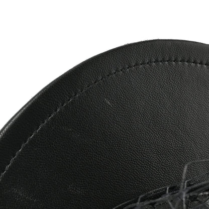 Christian Dior Calfskin Paris Revolution Cap With Veil 58 Black 10 of 11