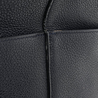 Celine Soft Grained Calfskin Sangle Bucket Bag Navy Blue 12 of 15