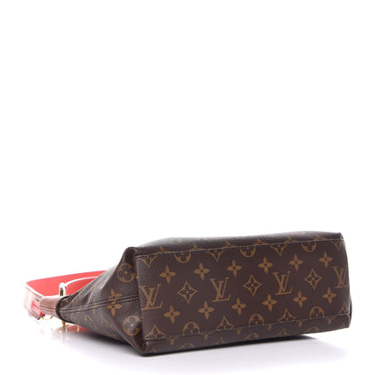 Louis Vuitton Monogram Tuileries Besace Caramel Rouge 5 of 7