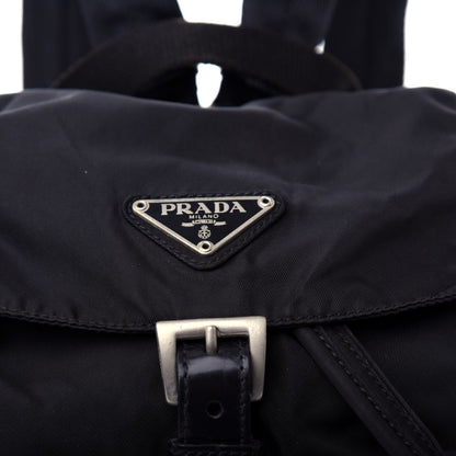 Prada Nylon Vela Small Backpack Black 10 of 12