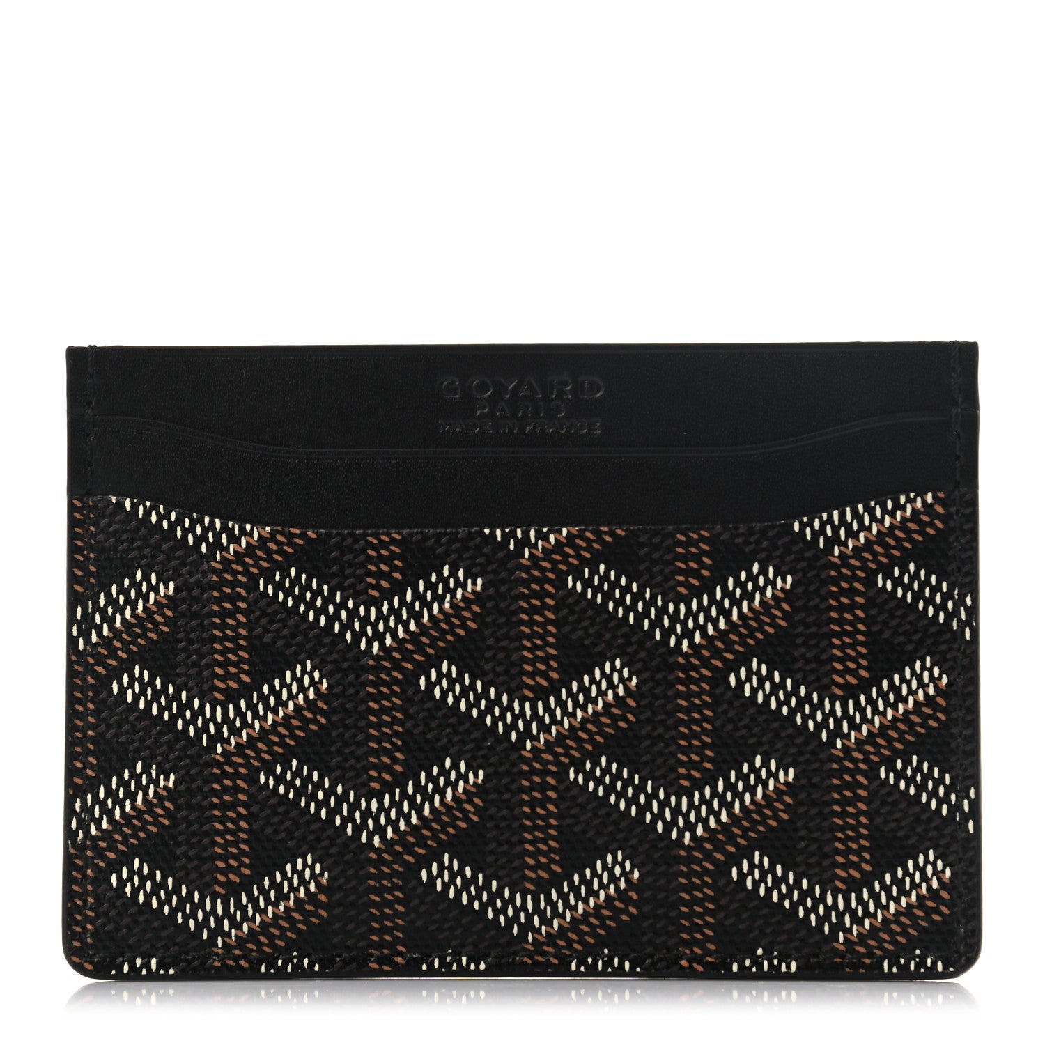 Goyard Goyardine Saint Sulpice Card Holder Black 1 of 6