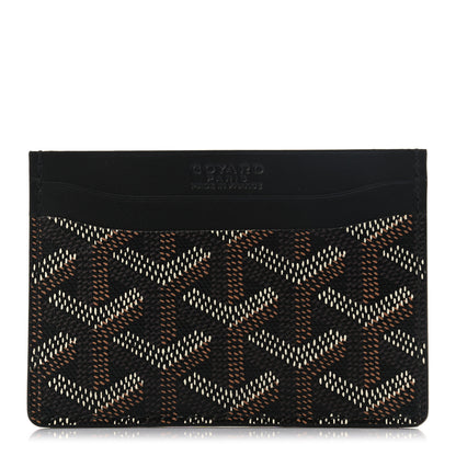 Goyard Goyardine Saint Sulpice Card Holder Black 1 of 6