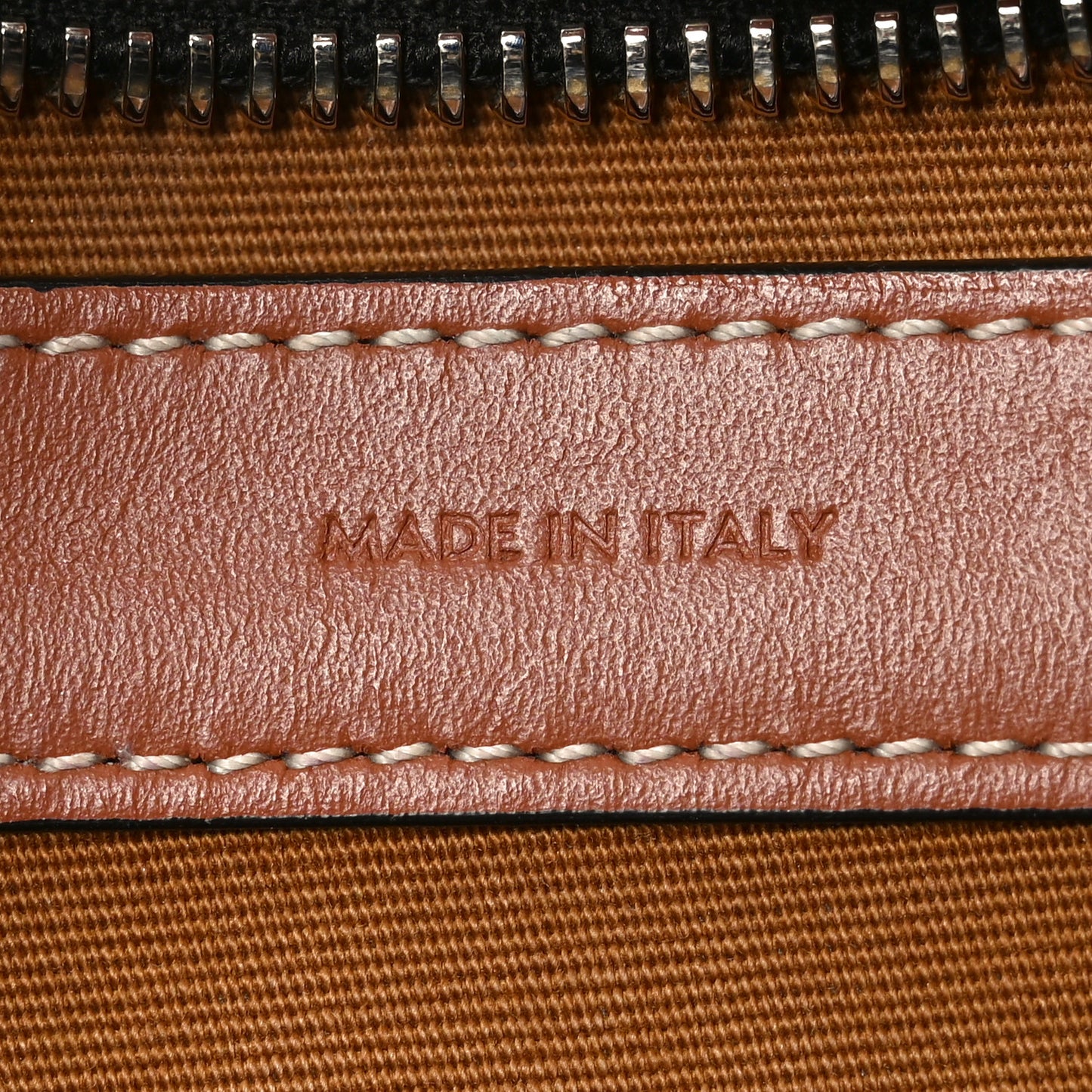 Triomphe Canvas Calfskin Ava Shoulder Bag Tan