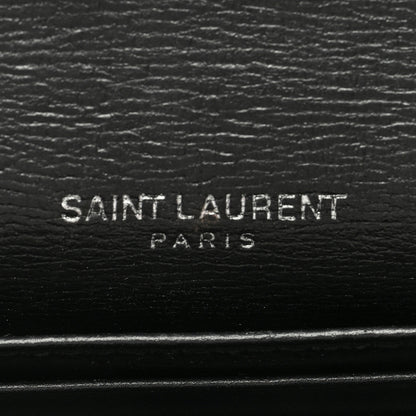 Saint Laurent Calfskin Monogram Sunset Chain Wallet Black 6 of 8