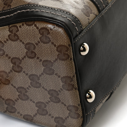 Gucci Crystal Monogram Duchessa Boston Bag Brown 13 of 14