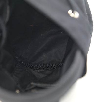 Balenciaga Recycled Sport Nylon Logo Embroidered Wheel Drawstring Bucket Bag XS Black 5 of 12