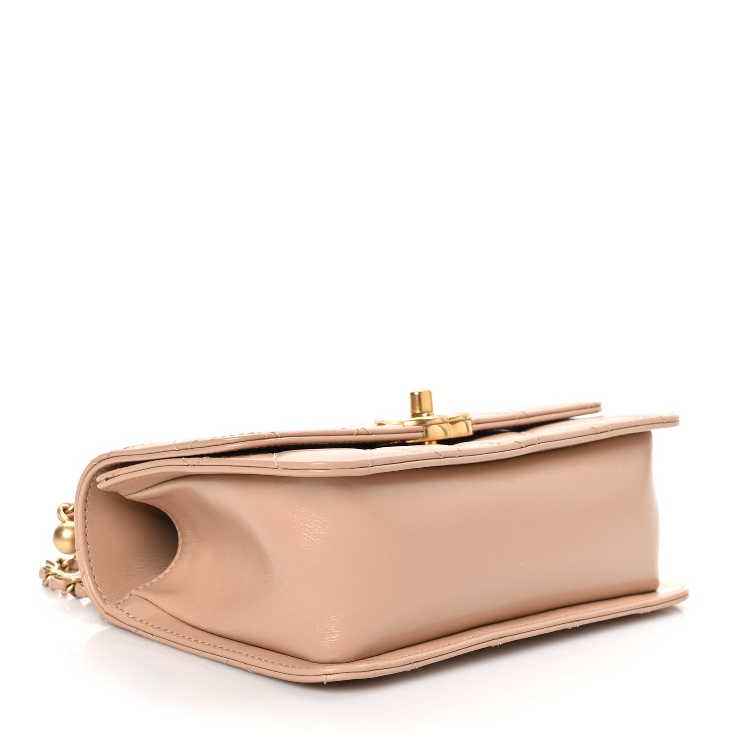 Chanel Calfskin Quilted Mini Perfect Fit Flap Beige 4 of 10