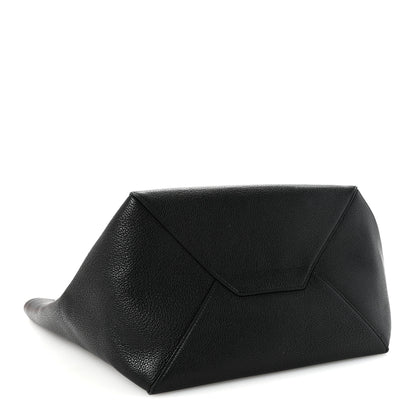 Celine Soft Grained Calfskin Medium Belt Cabas Phantom Black 4 of 13