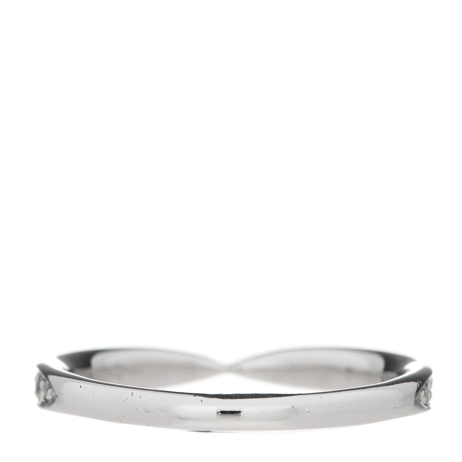 Tiffany Platinum Diamond Harmony Bead-Set Band Ring 48 4.5 3 of 5