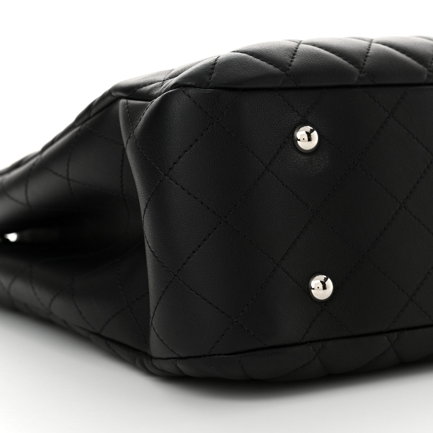 Chanel Calfskin Quilted Large Classic Shopping Tote Black 9 of 11