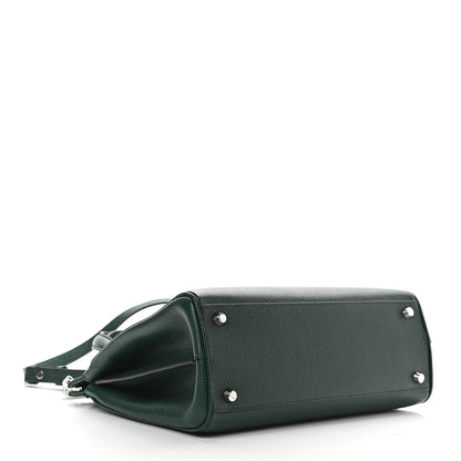 Gucci Grainy Calfskin Small Zumi Top Handle Bag Vintage Green 4 of 11