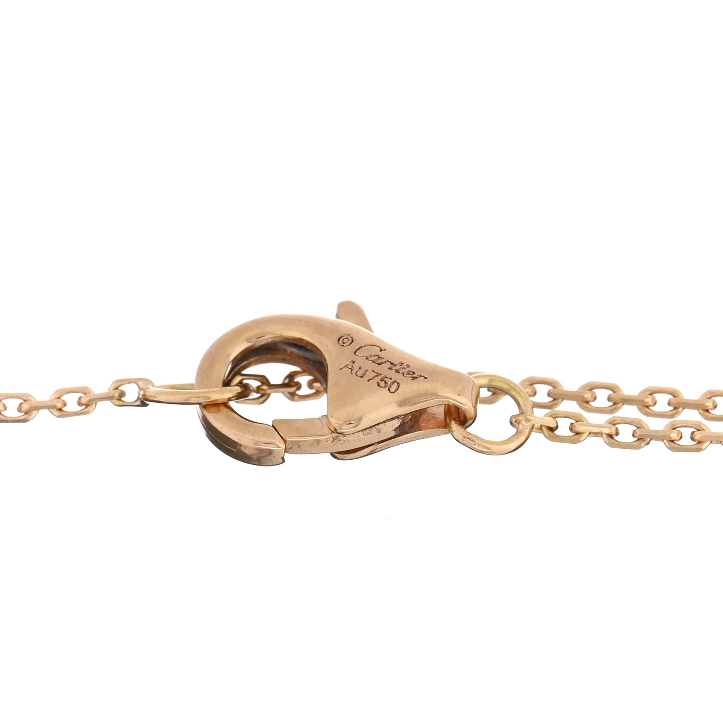 18K Pink Yellow White Gold Trinity Bracelet