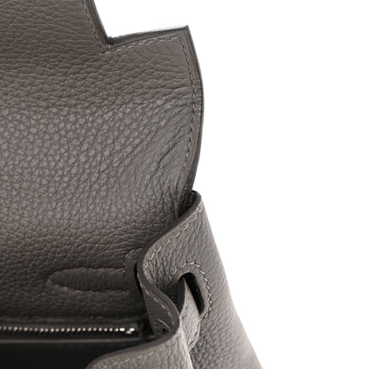 Hermes Togo Kelly Retourne 25 Gris Meyer 11 of 13